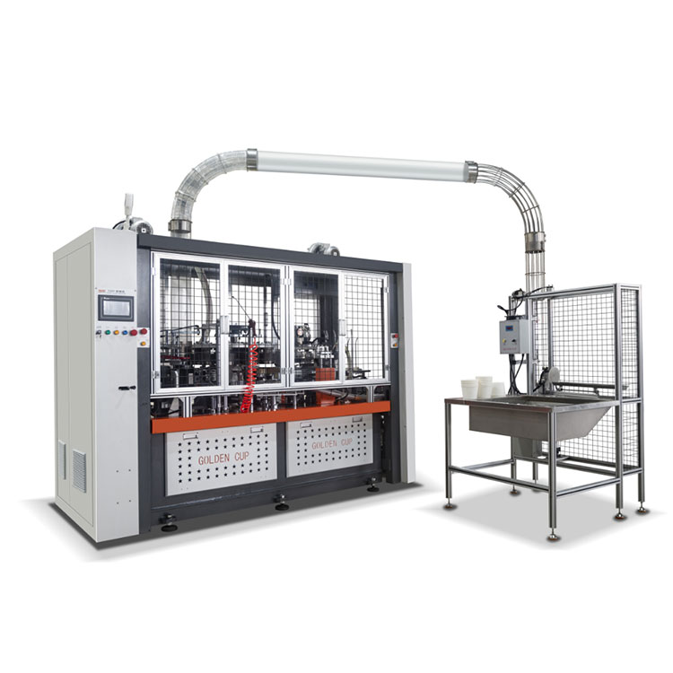 Automatische papierkomvormige machine